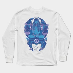 Mountain Blue Libra Beauty Long Sleeve T-Shirt